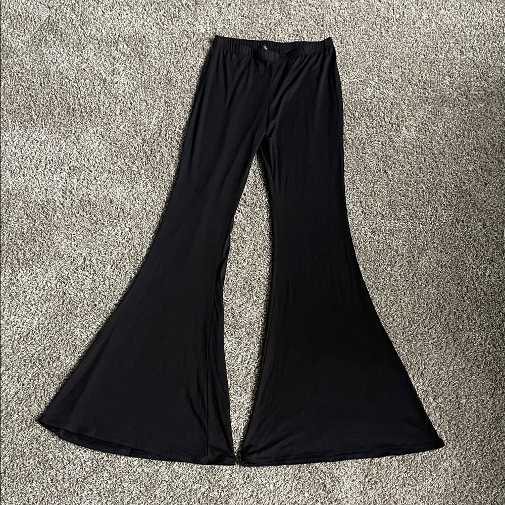 Forever21 Black Flare Stretchy Pants